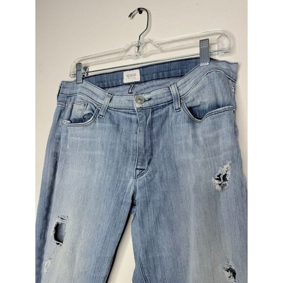 Hudson Y2K Krista Super Skinny Jeans Women 30x31 Blue Distressed USA Mid-Rise - Picture 4 of 10